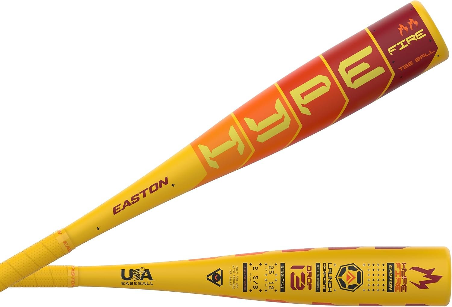 Easton Hype Fire T-Ball Baseball Bat | USA | -13 | Multiple Sizes & Colors - Image 4