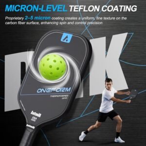 Pickleball Paddles Set of 2 – Thermoformed T700 Carbon Fiber Paddle Set, USAPA Approved - Image 4