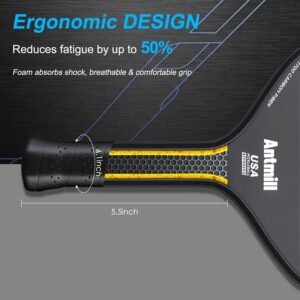 Pickleball Paddles Set of 2 – Thermoformed T700 Carbon Fiber Paddle Set, USAPA Approved - Image 5