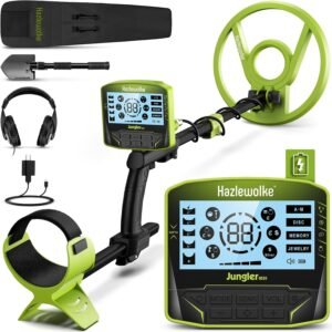 Metal Detector for Adults, Rechargeable Battery for 20H Typical Use, 5 Professional Mode with Higher Accuracy 10” Waterproof Coil for Gold Detecting - Image 1