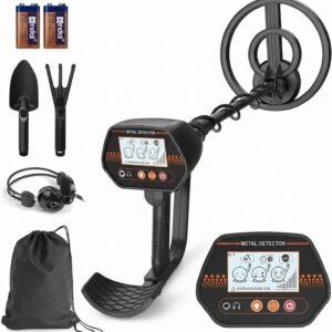Metal Detector for Kids, Easy to use, Fun LCD Display, Lightweight & Adjustable Kids Metal Detector, 8" Waterproof Coil, Beach/Backyard Hunting, Gifts for Kids Ages 8-12 (Rechargeable Kit) - Image 9