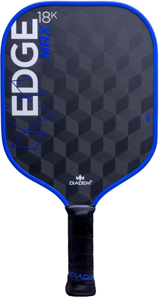 Diadem Edge 18K Pickleball Paddle Series | USAPA Approved, 18K Carbon Fiber Face for Unmatched Spin & Control, Durable Edge Shield Pro | Multiple Colors & Styles
