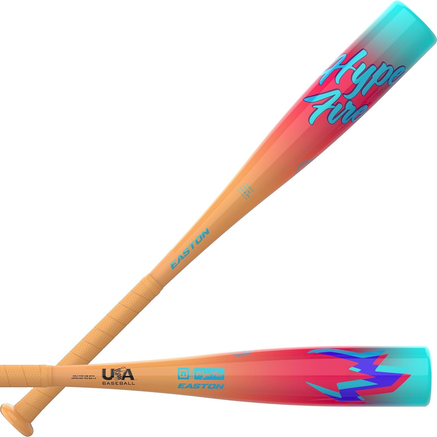 Easton Hype Fire T-Ball Baseball Bat | USA | -13 | Multiple Sizes & Colors - Image 1