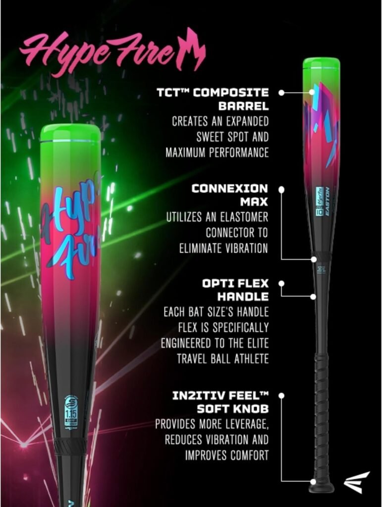 Easton 2027 Hype Fire USSSA Baseball Bat | Multiple Sizes