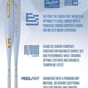 Rawlings | 2026 | ICON The Chosen One Baseball Bat | BBCOR | -3 | 1 Pc. - Image 3