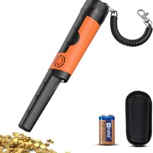 SUNPOW Metal Detector Pinpointer for Adults & Kids - Waterproof Handheld Pin Pointer Wand - High Sensitivity 360° Detection - Easy to Use 2 Alert Modes - Treasure Pinpointing Finder Probe - OTMD12 - Image 1