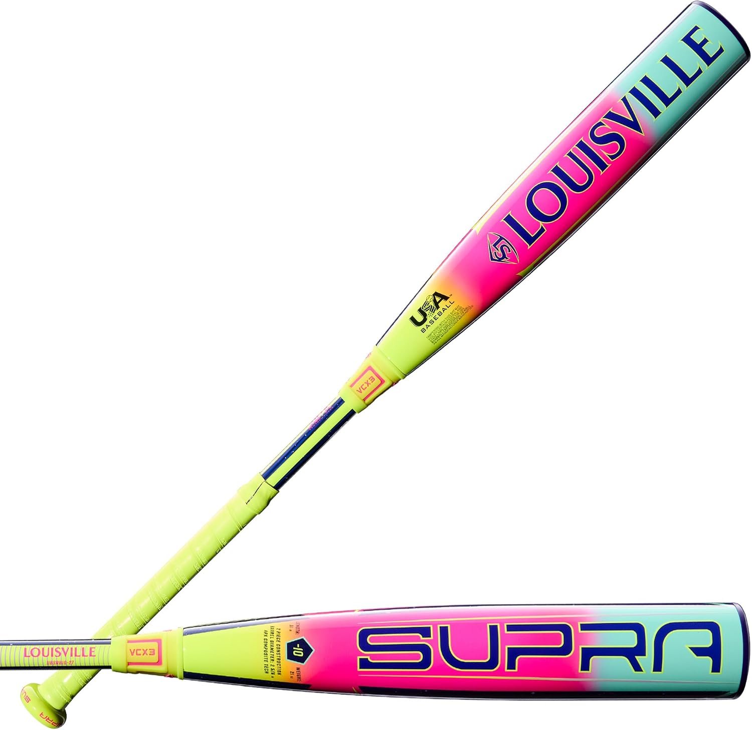 Louisville Slugger | 2027| Supra Baseball Bat | USA | -10 | 2 Pc. Composite - Image 1