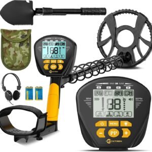 Higher Accuracy Metal Detector for Adults: 2026 Latest Professional Gold Detector with Backlit LCD, Advanced DSP Chip, IP68 Waterproof 10" Large Coil, Portable & Lightweight, Gifts for Men Fathers Dad - Image 1