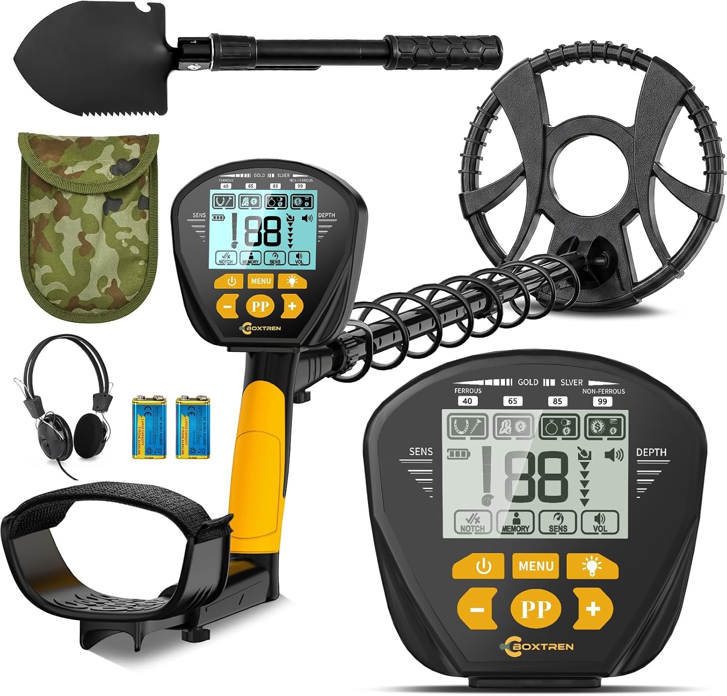 Higher Accuracy Metal Detector for Adults: 2026 Latest Professional Gold Detector with Backlit LCD, Advanced DSP Chip, IP68 Waterproof 10" Large Coil, Portable & Lightweight, Gifts for Men Fathers Dad - Image 1