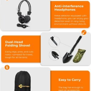 Metal Detector for Adults, Professional with High Accuracy 12" IP68 DD Coil - Image 7
