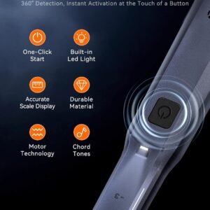 SUNPOW Metal Detector Pinpointer Rechargeable – 800mAh Battery for 15H Use – IP68 Fully Waterproof Handheld Wand – 360° Side-Scan Probe – Treasure Hunting Accessory for Adults & Kids – NXGD02 - Image 5