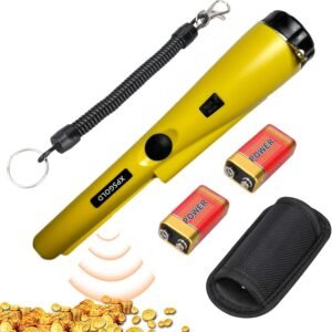 Metal Detector Pinpointing,Waterproof Pinpointer 360 Degree Search Gold&Treasure Finder with Belt Holster &LED Indicator& Buzzer Vibration, for Adults and Kids (Orange) - Image 10
