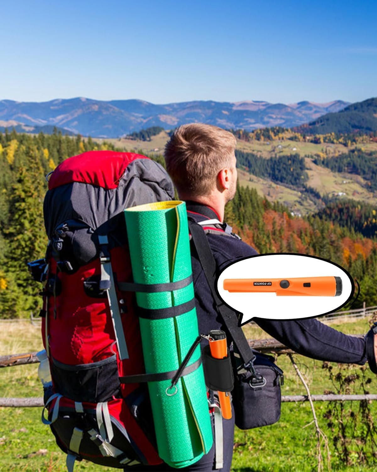 Dmyond Metal Detector Pinpointer, Professional Waterproof with 9V Battery - Image 7