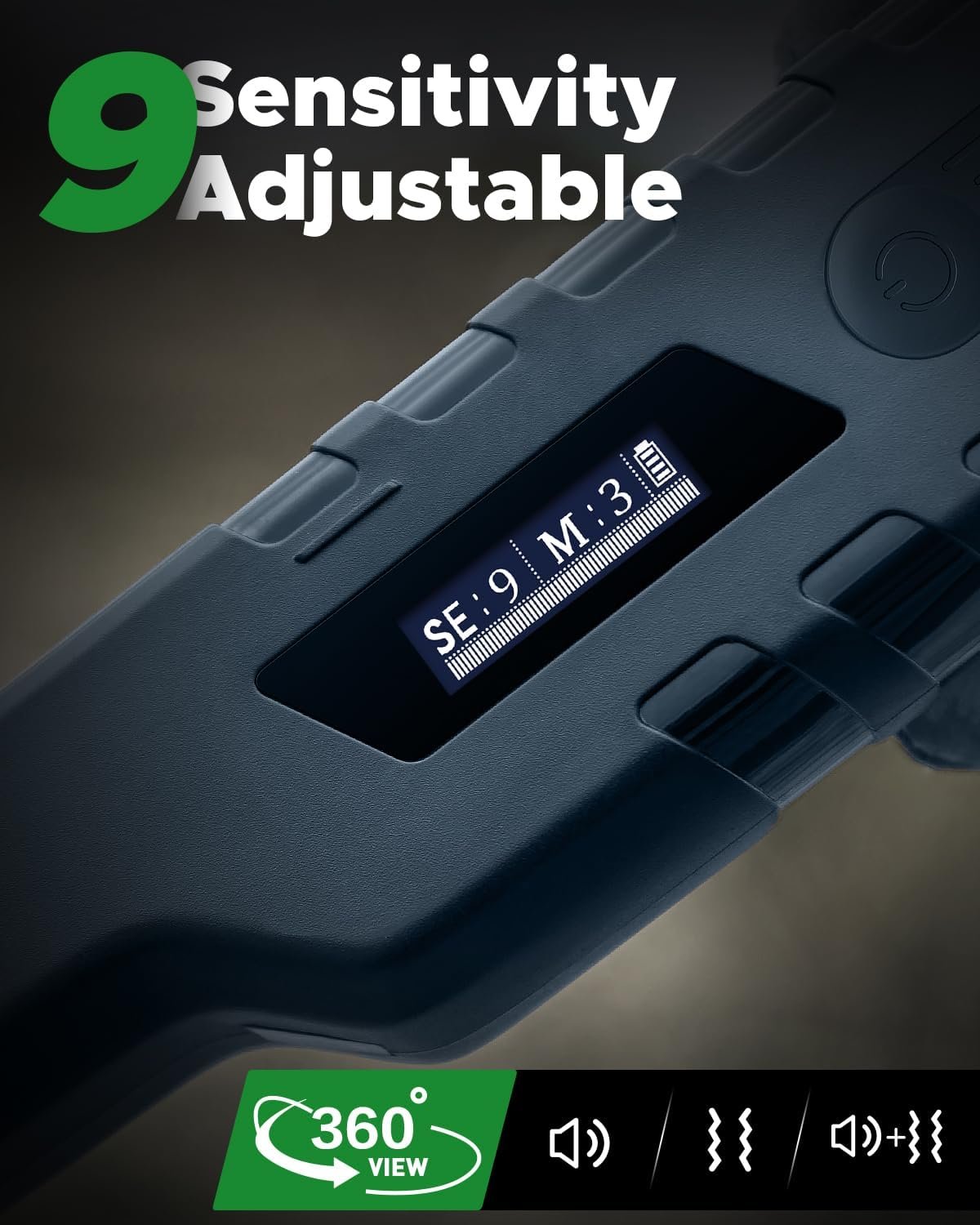 Rechargeable Metal Detector Pinpointer for Adults & Kids, Fully Waterproof Hand-held Metal Detectors Wand with One-Key Interference Elimination, Superhet-Tec Pin Pointer Metal Detector Accessories - Image 4