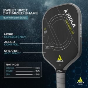 JOOLA Professional Pickleball Paddles – Charged Surface Technology for Power & Feel – Select Perseus or Hyperion Shape – Fully Encased Carbon Fiber – USAP Approved – Well Balanced w/Pop & Control - Image 4