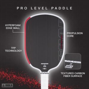 JOOLA GRAF Pro IV 16mm Pickleball Paddle w/Extended Sweet Spot - Carbon Fiber Surface Increases Spin & Control - SK Film for Power & Larger Sweet spot - UPA-A Certified - USAP Approved - NFC Chip - Image 6