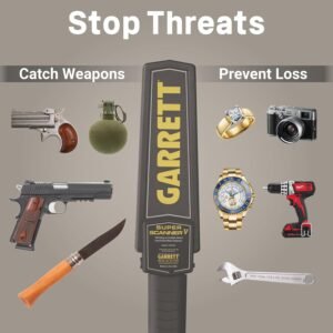 Garrett Super Scanner V Handheld Security Metal Detector Wand, USA Made - Image 3