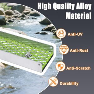 18pcs Mini Sluice Box Gold Panning Kit, Portable Aluminum Alloy Mining Equipment for Adults, Includes Gold Pan, Classifier Screen, Separating Magnet, Backpack & Accessories - Image 3