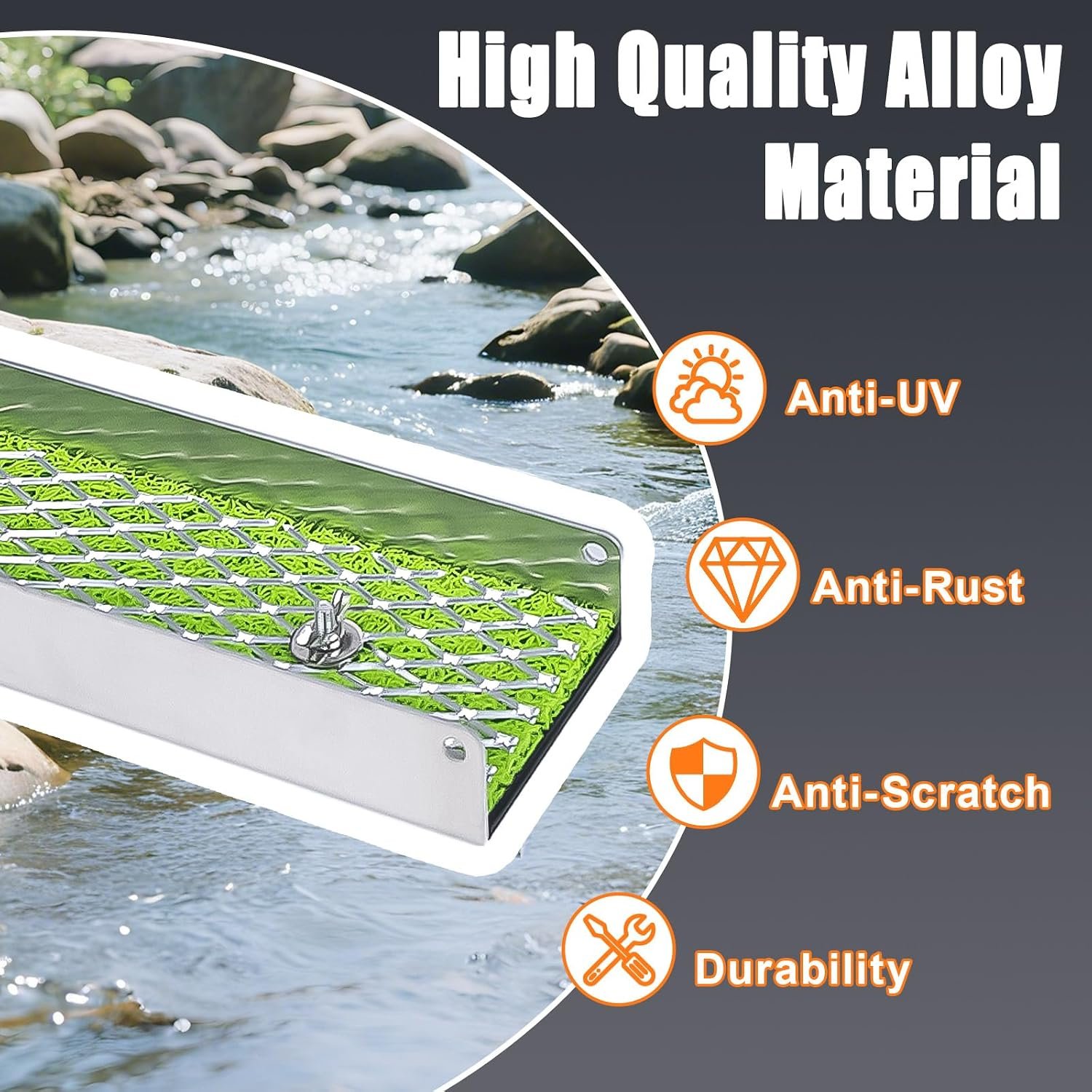 18pcs Mini Sluice Box Gold Panning Kit, Portable Aluminum Alloy Mining Equipment for Adults, Includes Gold Pan, Classifier Screen, Separating Magnet, Backpack & Accessories - Image 3
