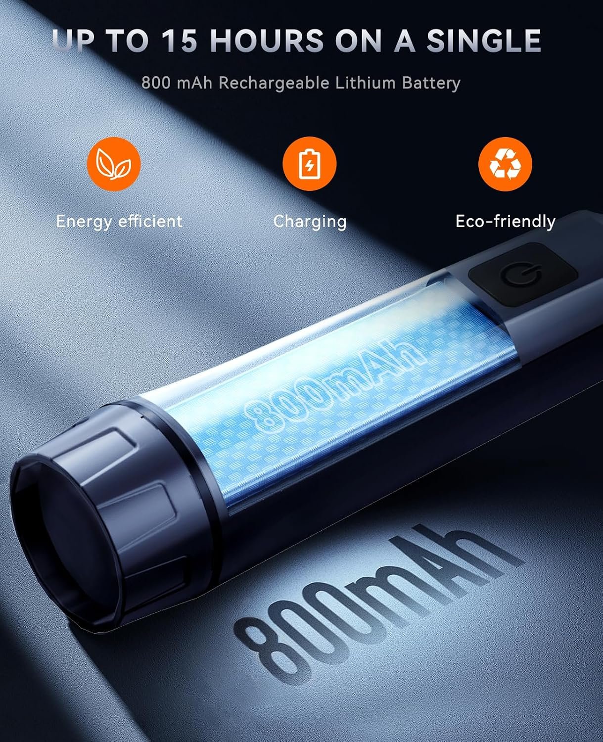 SUNPOW Metal Detector Pinpointer Rechargeable – 800mAh Battery for 15H Use – IP68 Fully Waterproof Handheld Wand – 360° Side-Scan Probe – Treasure Hunting Accessory for Adults & Kids – NXGD02 - Image 2