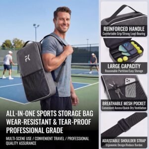 T700 Carbon Fiber Pickleball Paddle Set of 2, 16mm Polypropylene Honeycomb Core, Textured Surface for Spin & Control, Cushioned Grip, USAPA Approved - Image 8