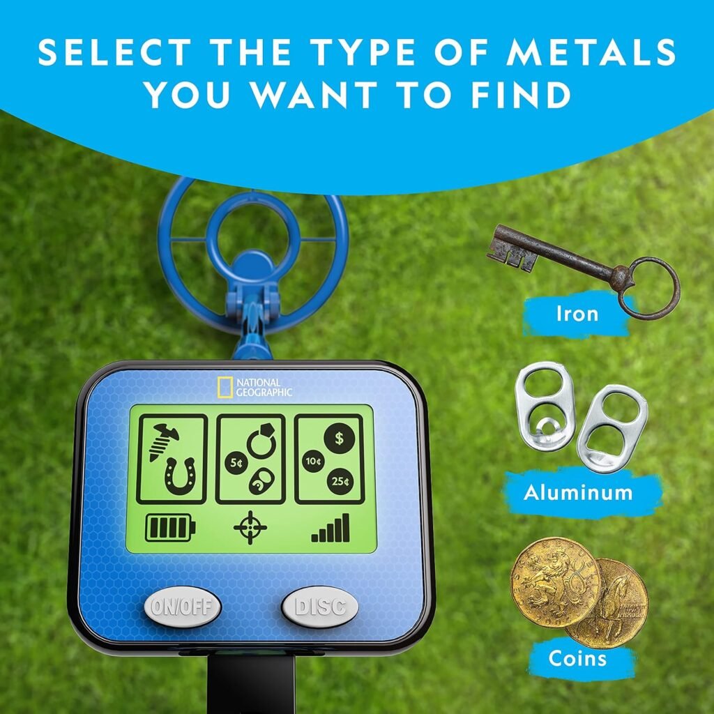 National Geographic Metal Detector for Kids with Pinpoint Function