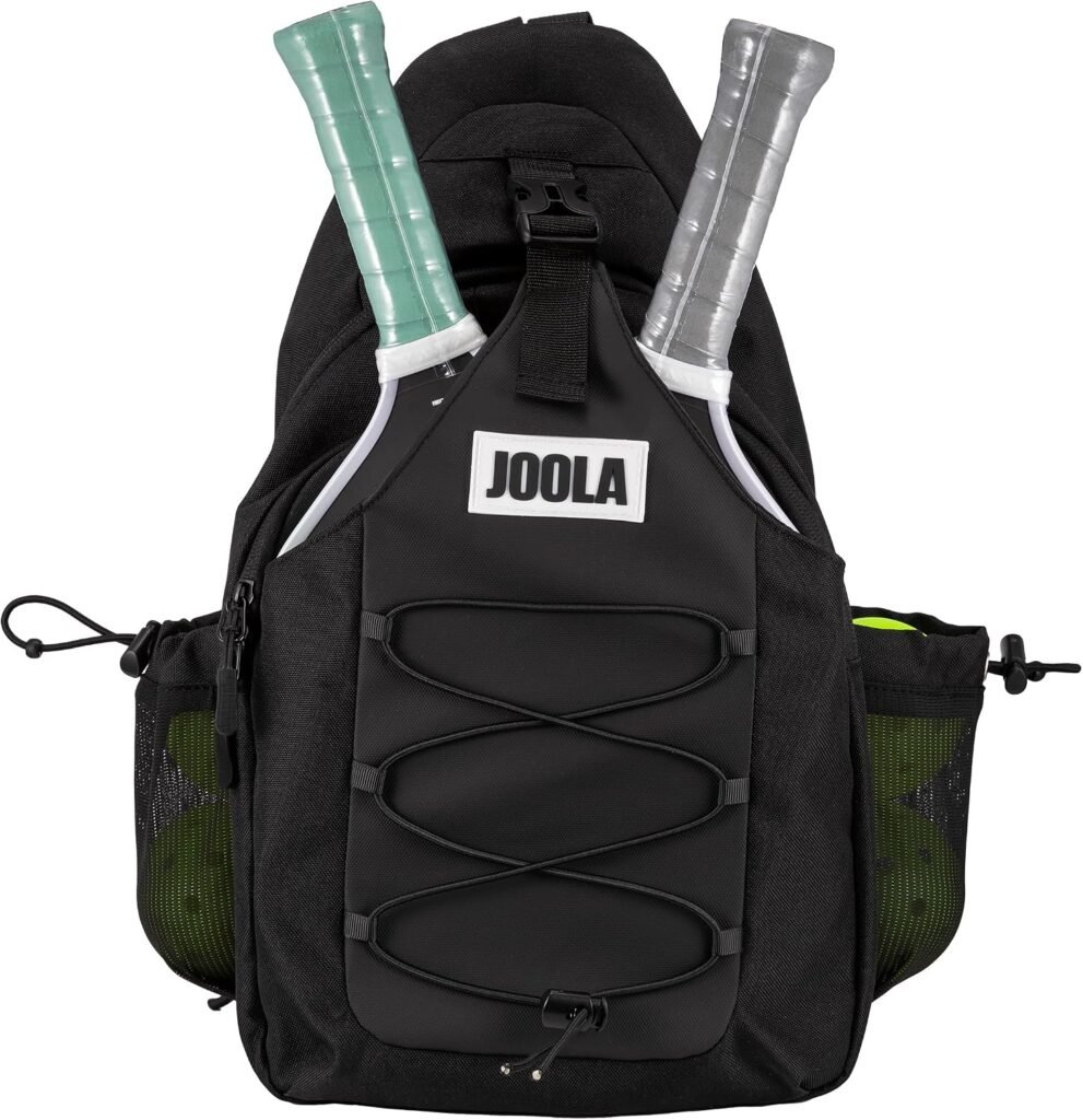 JOOLA Heat Vision Pickleball Paddles Set of 2 - Includes: 2 Pickleball Paddles, 4 Balls & Sling Bag - Lightweight USAPA Approved Carbon Fiber Paddle, Heat-Pressed Handle for Extra Stability, NFC Chip