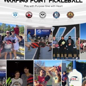 Nightblade Raw Carbon Fiber Pickleball Paddle, Foam Filled Polymer Honeycomb Core, UPA-A & USAPA Approved, Endura Friction Surface, Long Handle for Two Handed Backhand, Enhanced Impact Feel & Spin - Image 7