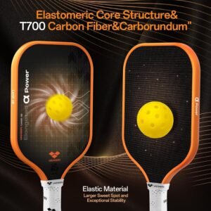Pickleball Paddles Carbon Fiber EPP Foam Core USAPA Approved for Advanced - Image 3