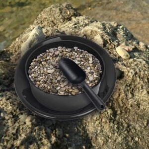 18pcs Mini Sluice Box Gold Panning Kit, Portable Aluminum Alloy Mining Equipment for Adults, Includes Gold Pan, Classifier Screen, Separating Magnet, Backpack & Accessories - Image 7