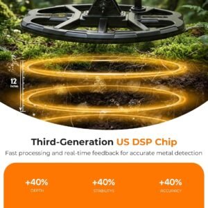 Metal Detector for Adults, Professional with High Accuracy 12" IP68 DD Coil - Image 5