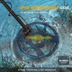 Higher Accuracy Metal Detector for Adults: 2026 Latest Professional Gold Detector with Backlit LCD, Advanced DSP Chip, IP68 Waterproof 10" Large Coil, Portable & Lightweight, Gifts for Men Fathers Dad - Image 4