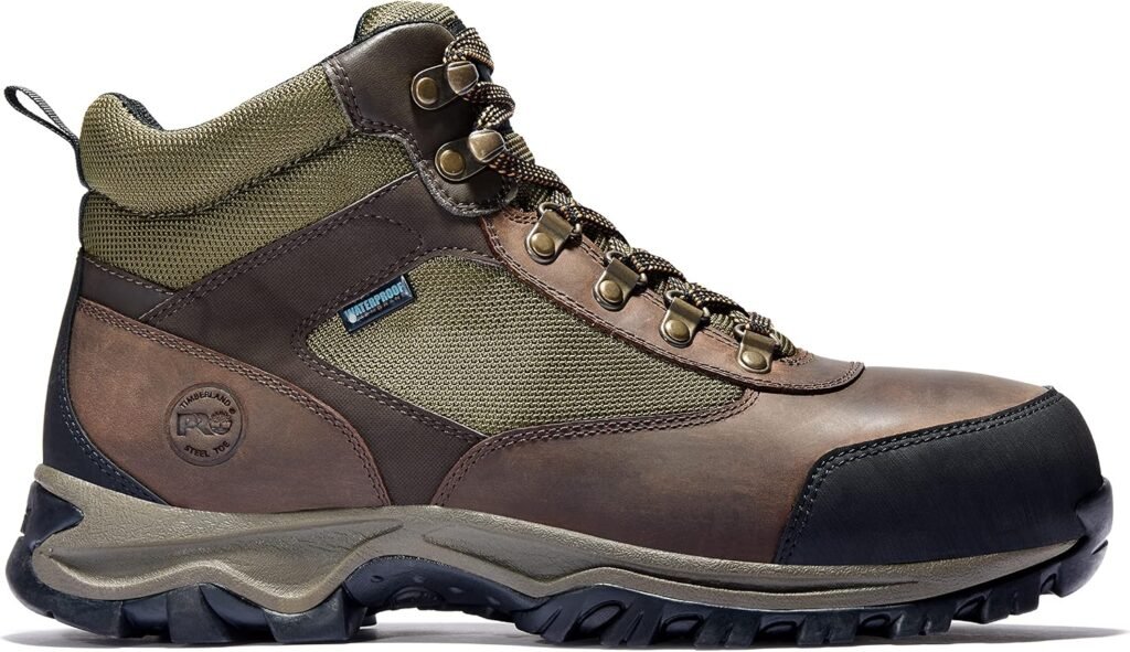Timberland PRO Men's Keele Ridge Steel Safety Toe Waterproof Industrial Hiker Work Boot