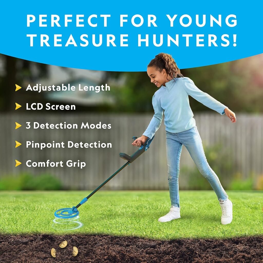 National Geographic Metal Detector for Kids with Pinpoint Function