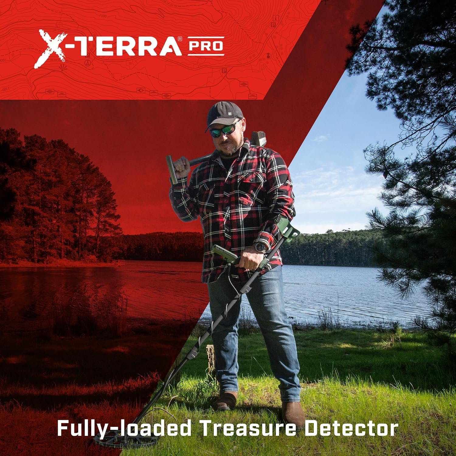 MINELAB X-Terra PRO All-Terrain Professional Fully Waterproof Metal Detector for Adults with Pro-Switch Technology - Image 2