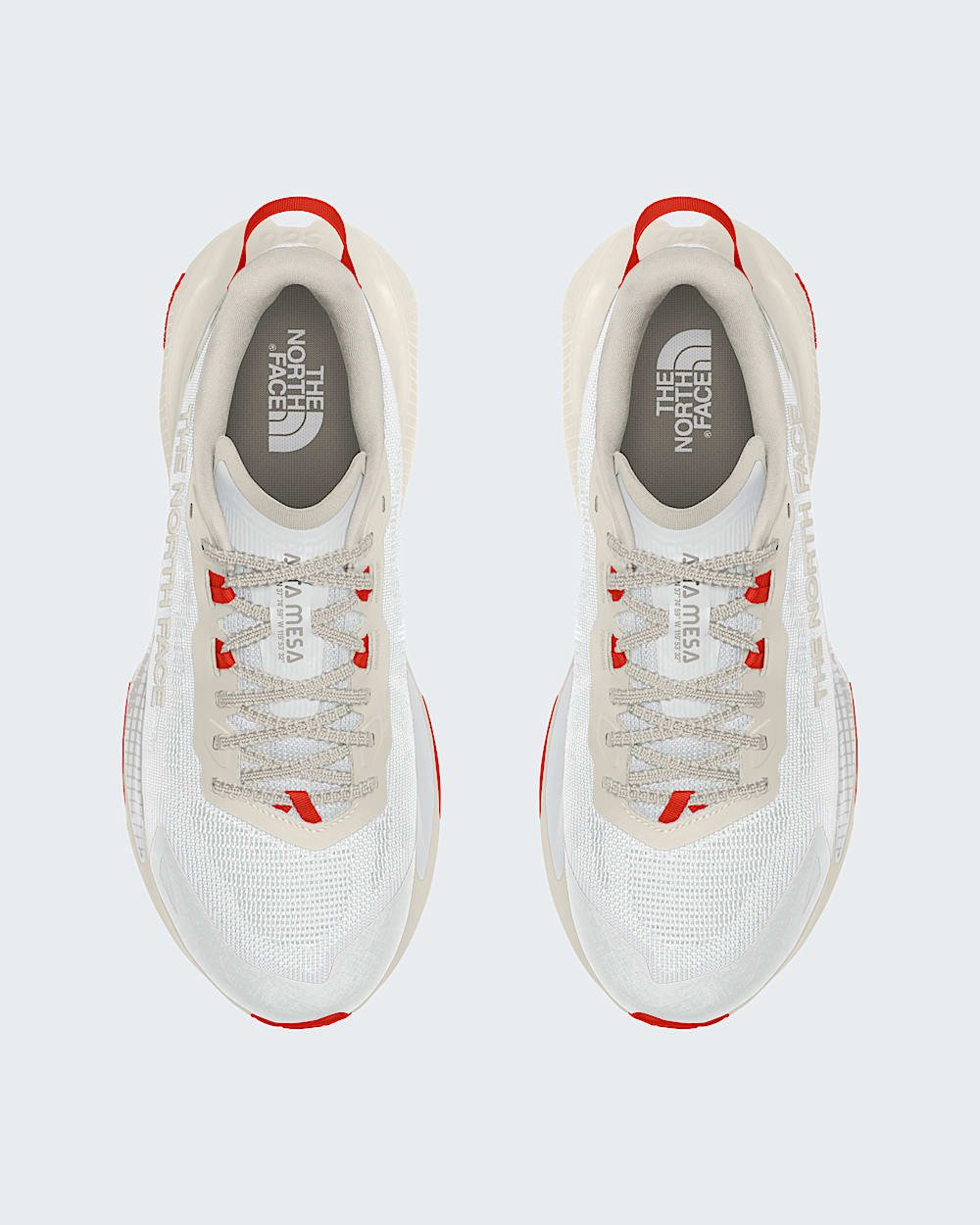The North Face Men's Altamesa 500 V2 Shoes - TNF White/Lava Red Style NF0A8DAJ - Image 2