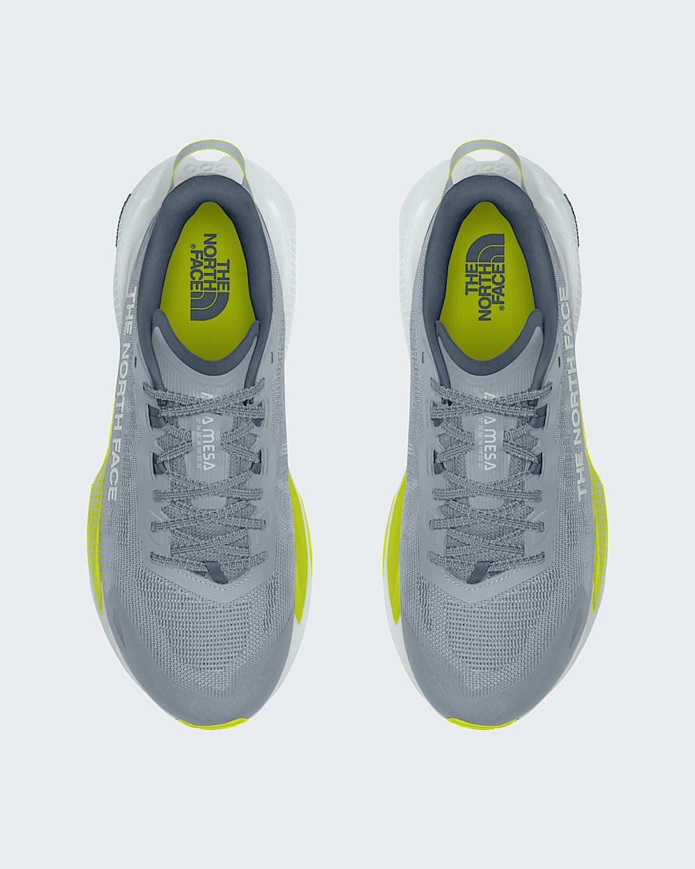The North Face Men's Altamesa 500 V2 Shoes - Frost Grey/Fizz Lime Style NF0A8DAJ - Image 2