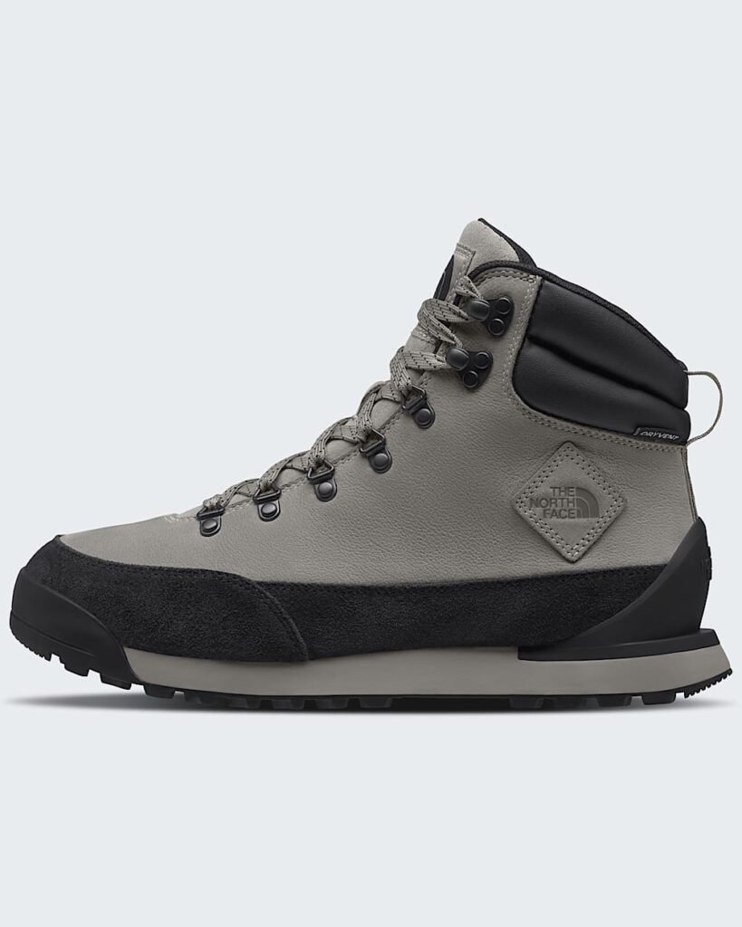 The North Face Men’s Back-To-Berkeley IV Leather Waterproof Boots - Stone Slab/TNF Back Style NF0A817Q