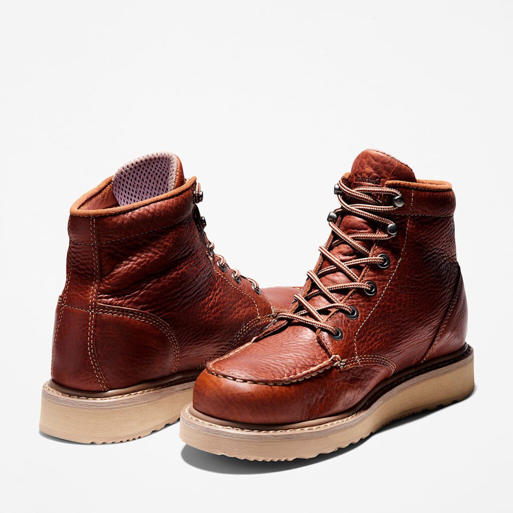 Timberland Men's Barstow 6" Work Boot Brown Style TB189647214