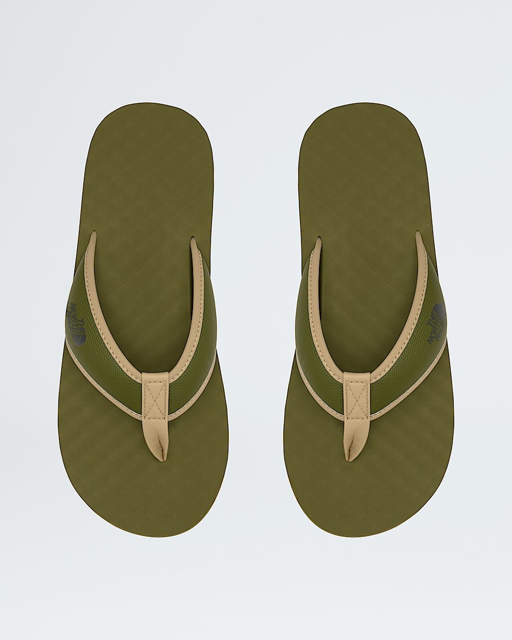 The North Face Men’s Base Camp Flip-Flops II - Forest Olive/Forest Olive Style NF0A47AA - Image 2
