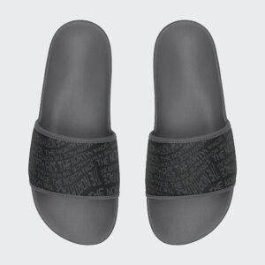The North Face Men’s Base Camp™ Slides III - Logo Mania Print/Anthracite Grey Style NF0A4T2R - Image 2