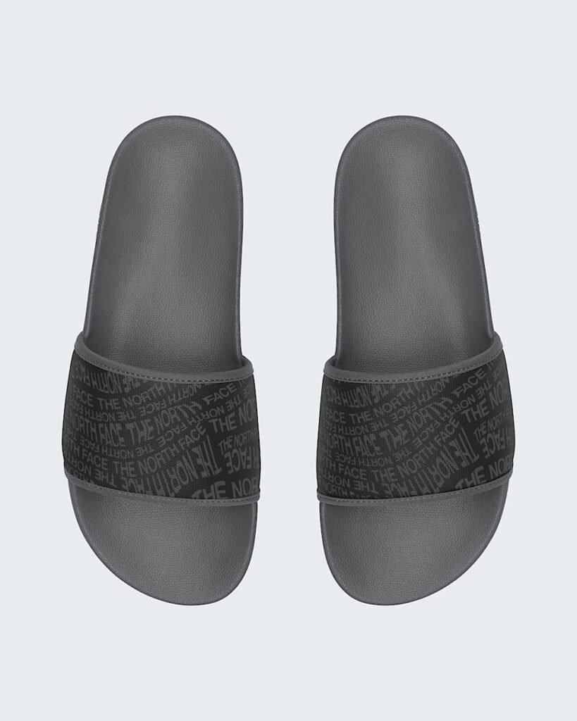 The North Face Men’s Base Camp™ Slides III - Logo Mania Print/Anthracite Grey Style NF0A4T2R