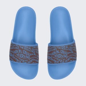 The North Face Men’s Base Camp™ Slides III - Logo Mania Print/Marina Blue Style NF0A4T2R - Image 2
