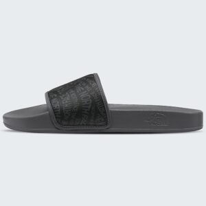 The North Face Men’s Base Camp™ Slides III - Logo Mania Print/Anthracite Grey Style NF0A4T2R - Image 1