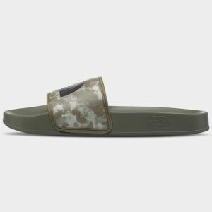 The North Face Men’s Base Camp™ Slides III - Military Olive Stippled Camo Print/TNF Black Style NF0A4T2R - Image 1