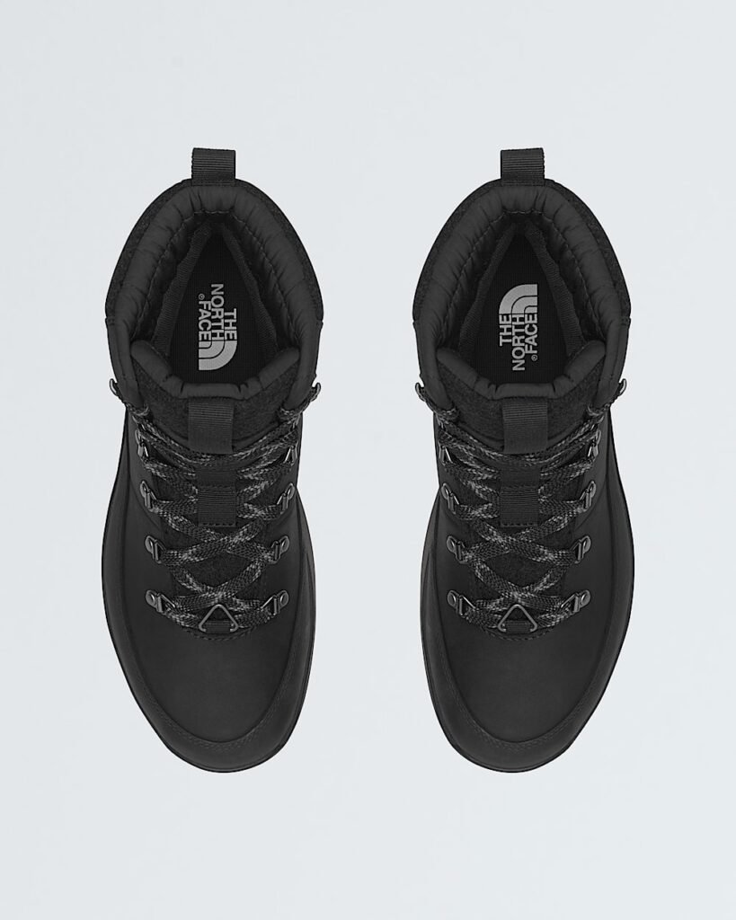 The North Face Men’s Bergen Leather Waterproof Boots - TNF Black/TNF Black Style NF0A8A9M