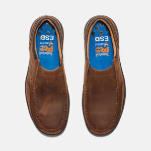 Timberland Men's Branston Casual Alloy Toe Work Shoe Brown Style TB191694214 - Image 2