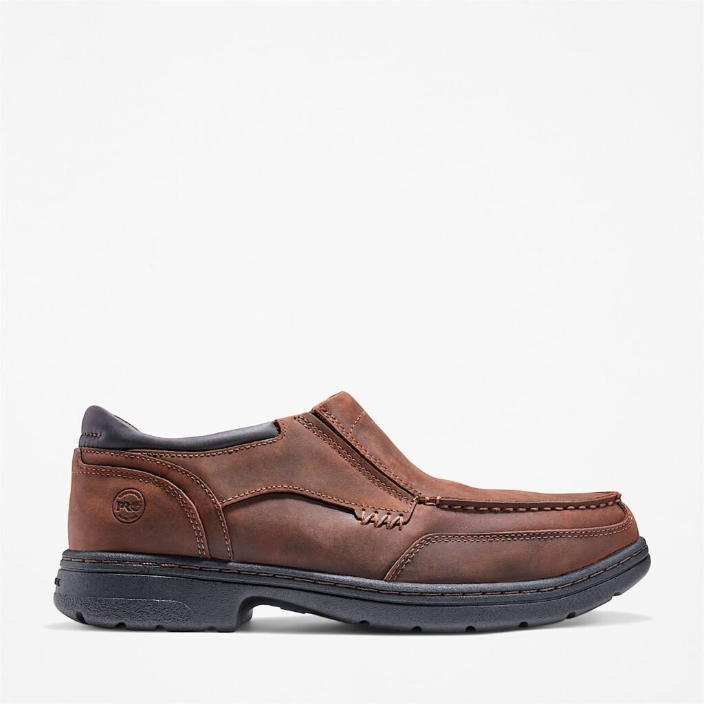 Timberland Men's Branston Casual Alloy Toe Work Shoe Brown Style TB191694214