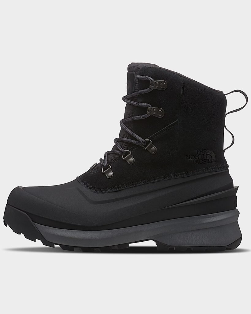 The North Face Men’s Chilkat V Lace Waterproof Boots - TNF Black/Asphalt Grey Style NF0A5LW3
