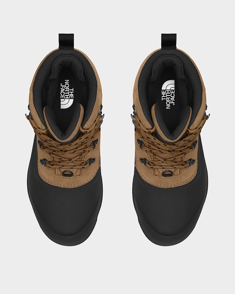 The North Face Men’s Chilkat V Lace Waterproof Boots - Utility Brown/TNF Black Style NF0A5LW3